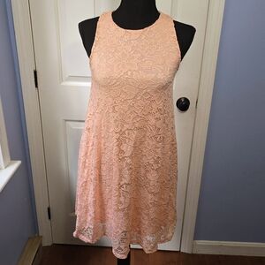 Ginger G Pink Lace Dress Size S
